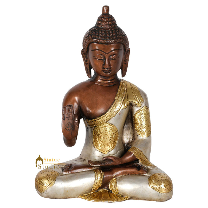 Small Blessing Corporate Thanksgiving Buddha Gift Statue Indian Décor Idol 7"