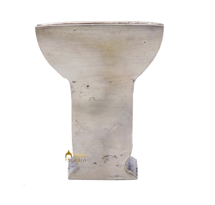 Sitting Lion Shaped Card Holder For Home Office Desk Table Decor Showpiece 4"