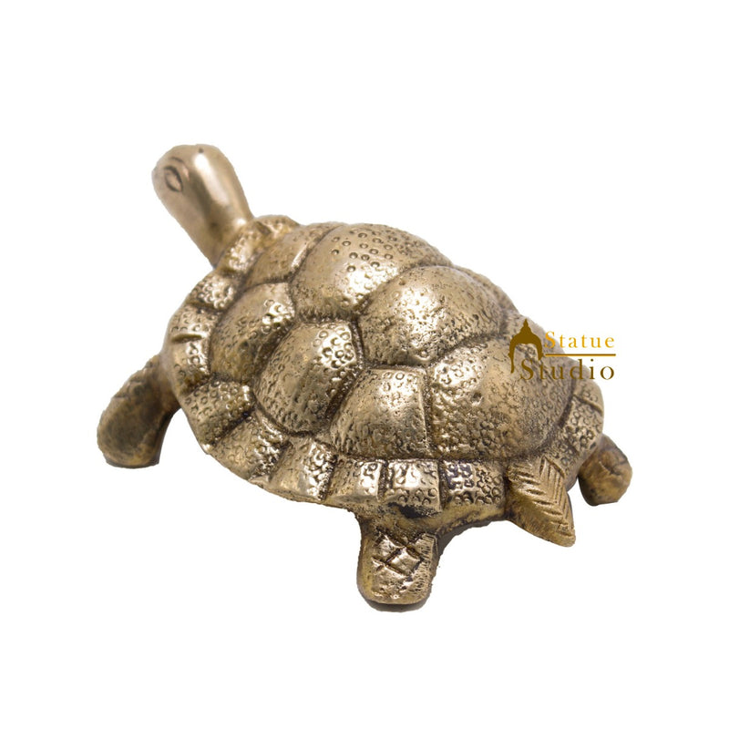 Brass Turtle Showpieces For Feng Shui Vastu Home Office Room Décor