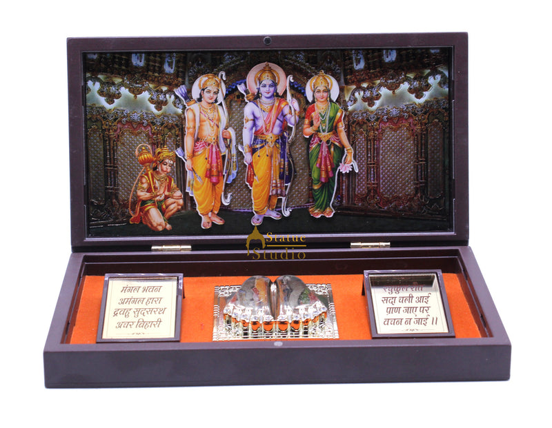 Rama Darbar Paduka Pooja Item For Temple Puja Decorative Gift Showpiece