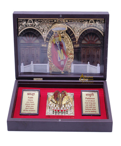 Sai Baba Charan Paduka Pooja Item For Temple Puja Decorative Gift Showpiece