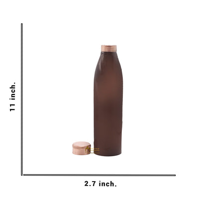 Enamel Colored Pure Copper Bottle For Drinking Water With Health Benefits 1 Litre