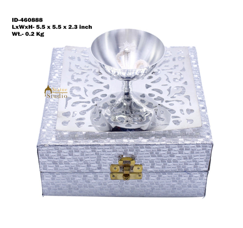 Brass Pooja Diya With Gift Box For Puja Room Diwali Décor Corporate Gift
