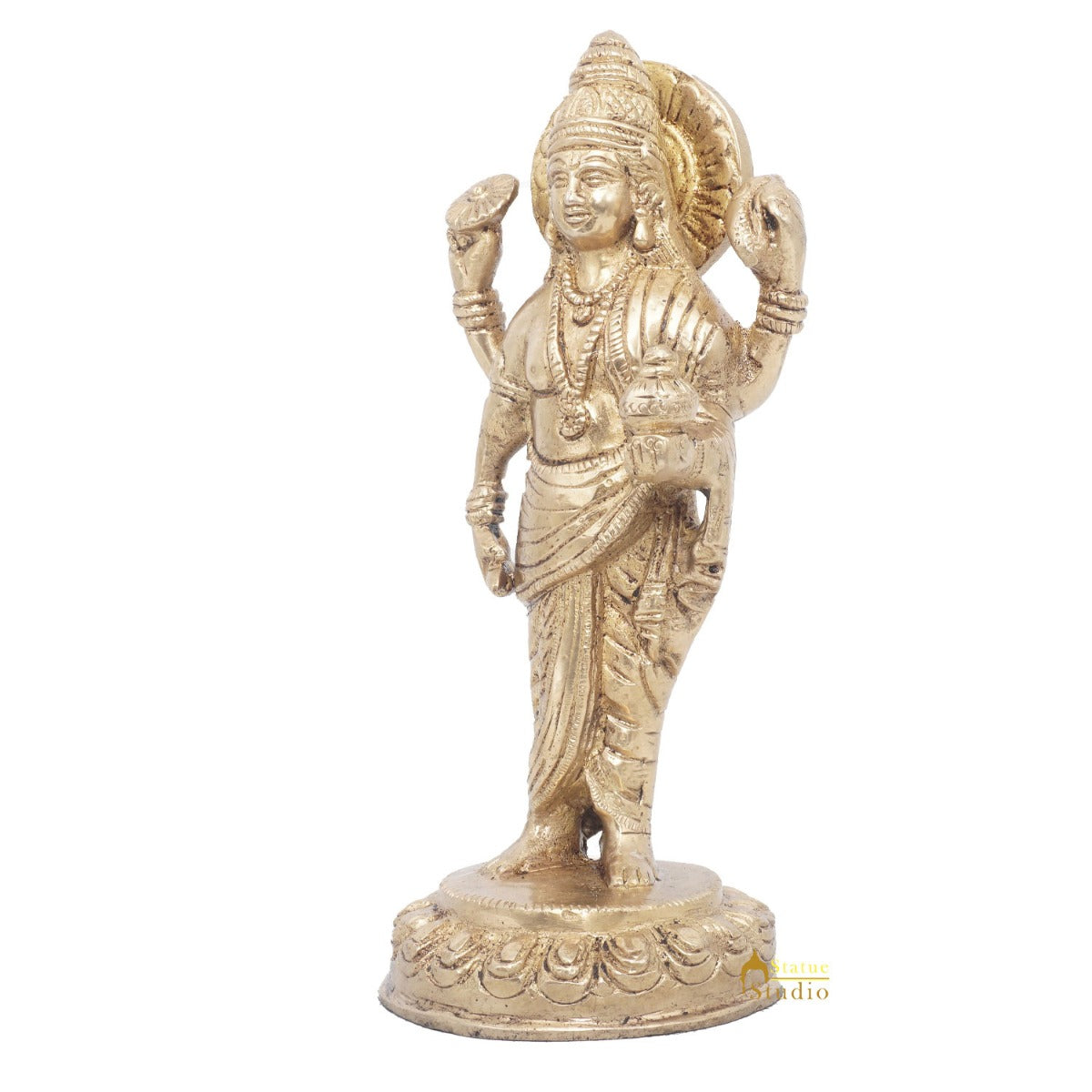 Dhanvantari The Physician Of Gods Brass Statue | Desertcart