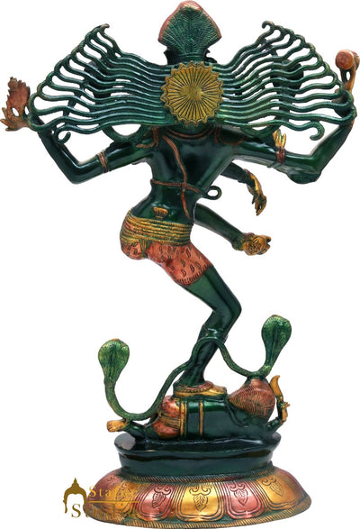 Brass Large Size Nataraja Idol Dancing Shiva Without Frame Décor Statue 30"