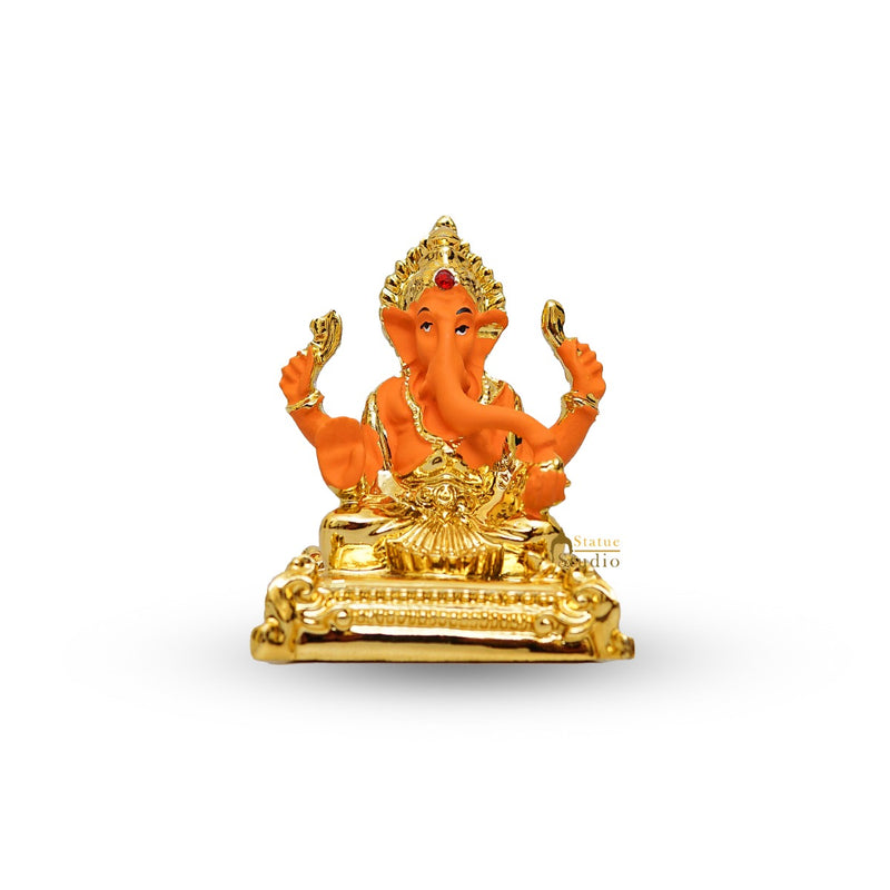 Resin Small Ganesha Idol For Home Decor And Diwali Gifting Statue 3"