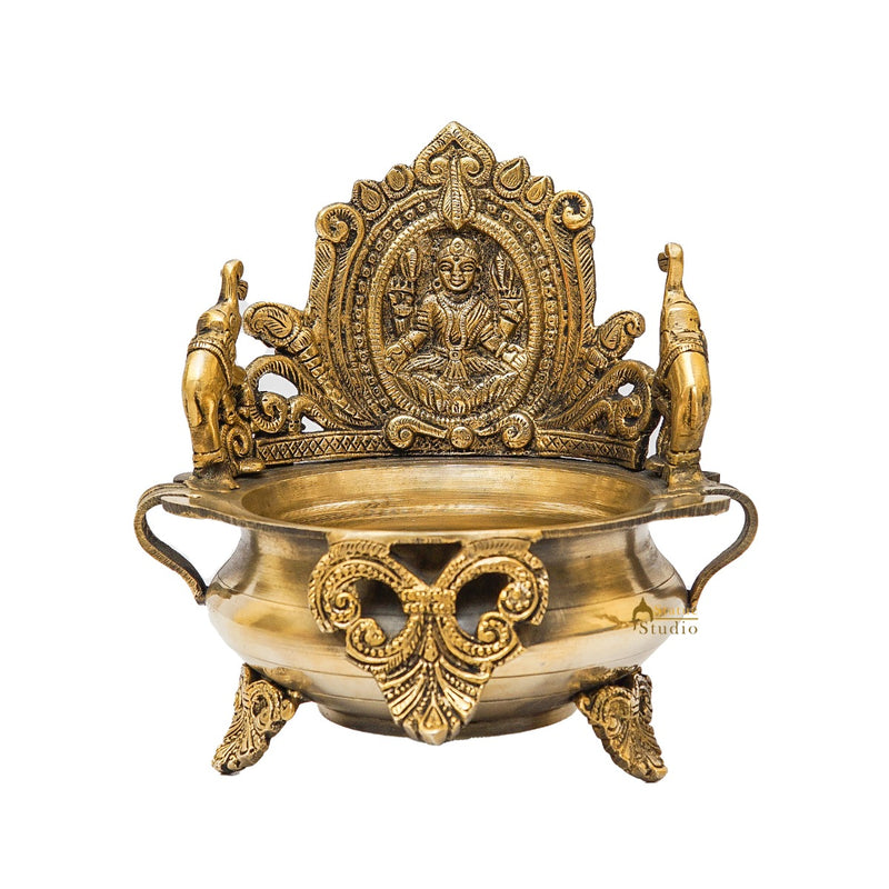 Brass Lakshmi Urli Bowl For Home Diwali Decor Gifting Showpiece