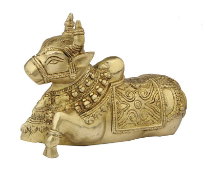 Nandi Idol Shiva Cows Statue