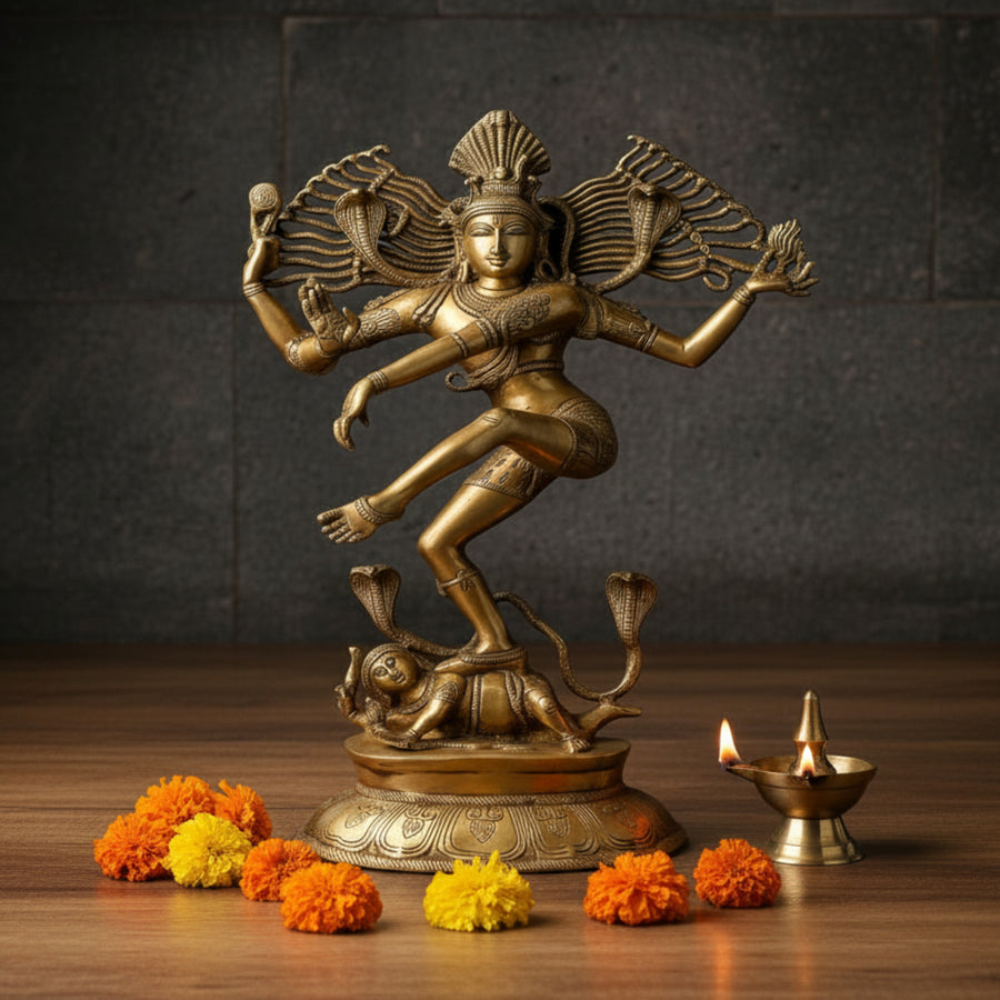 Brass Large Nataraja Idol Dancing Shiva For Home Decor Sculpture 30 Inch 461167