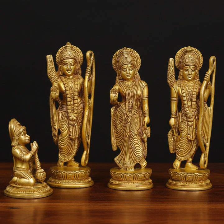 Brass Standing Ram Darbar Statue For Home Decor Religious 7 Inch 460065