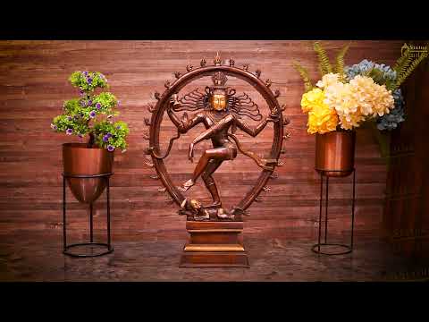 Brass Large Size Nataraja Statue Dancing Shiva Idol Home Office Décor 2.5 Feet
