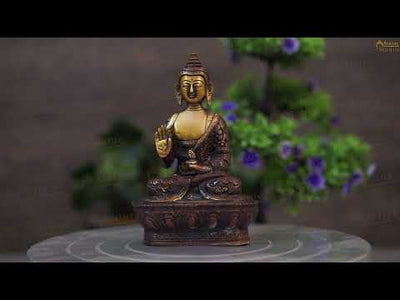 Brass Blessing Sitting Buddha Statue
